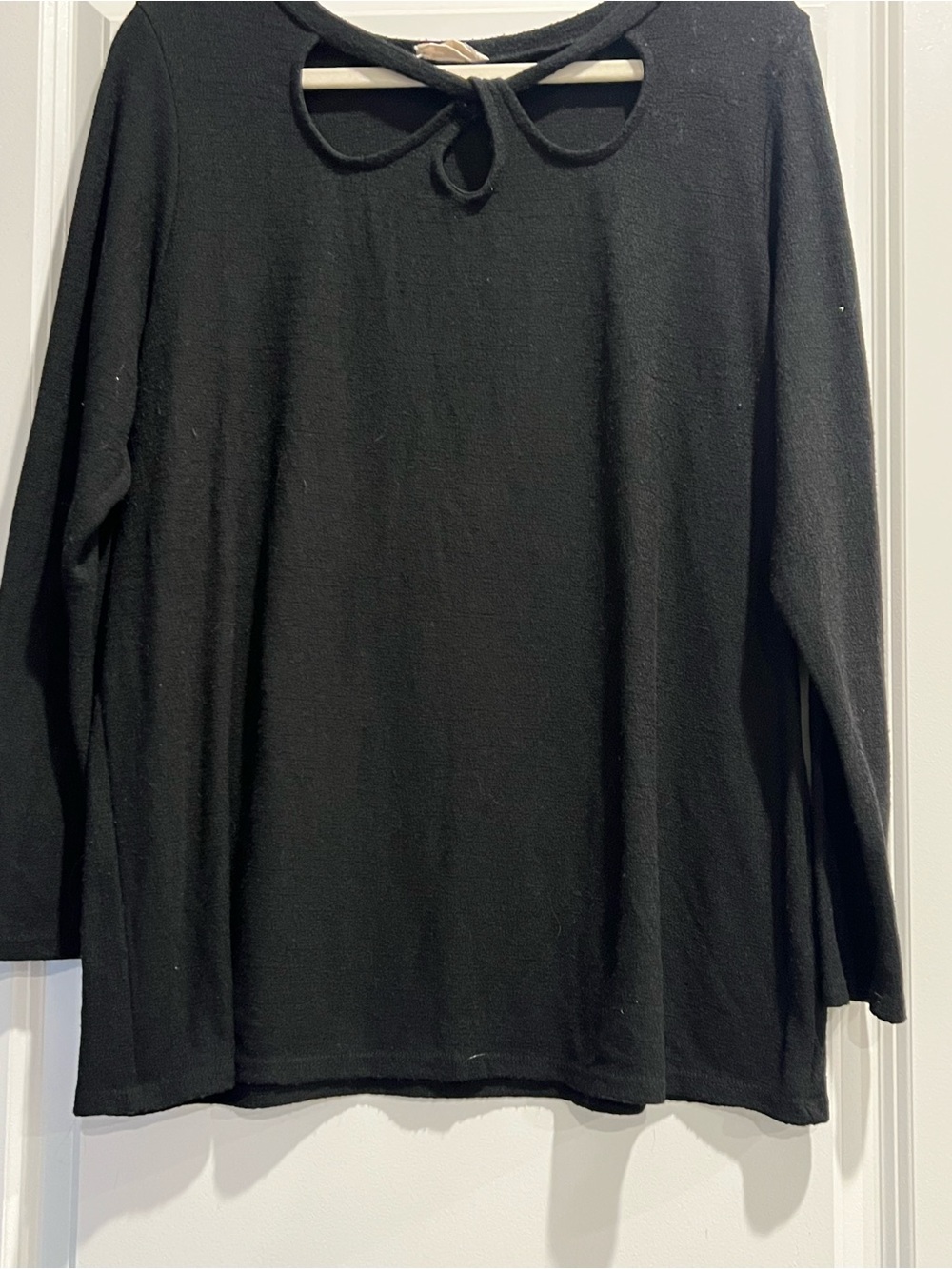 1.4.3. Story by Line Up Black Top with Neck Detail